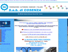 Tablet Screenshot of fabicosenza.it